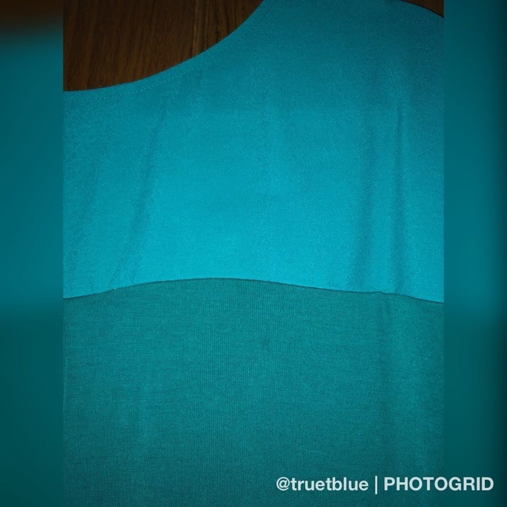 Adrienne Vittadini Teal Top Sz XXL - Picture 6 of 8